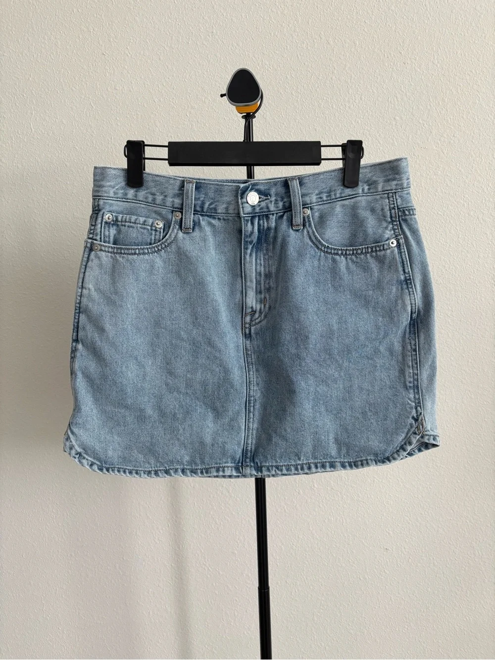 Pistola Denim Mini Skirt Women’s Size 28 Light Wash Jean Skirt Y2K Casual